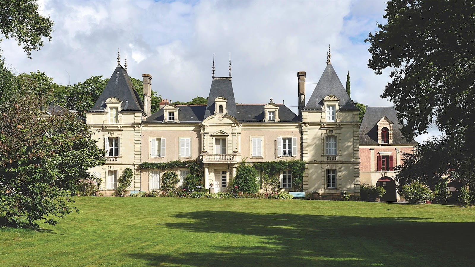 The château at Domaine du Closel in Savennières, Loire Valley, France.