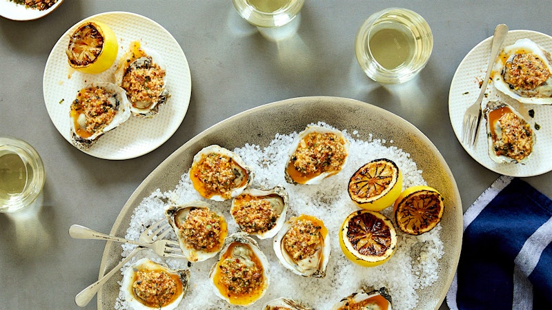 Oysters with Grüner Veltliner